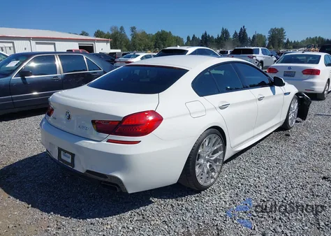 2016 BMW 650I Gran Coupe xDrive from USA, damaged, VIN WBA6D6C56GG387712